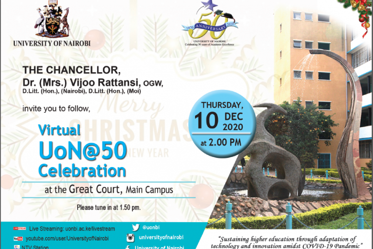 UoN@50 Invitation