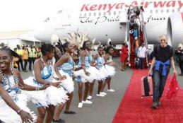 Tourists Arrive in Kenya